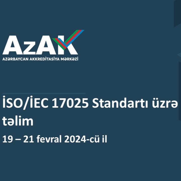 İSO/İEC 17025 standartı üzrə təlim
